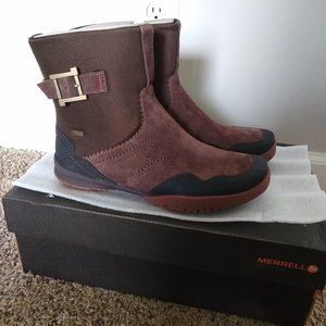 MERRELL Women's Albany Sky Waterproof Boots